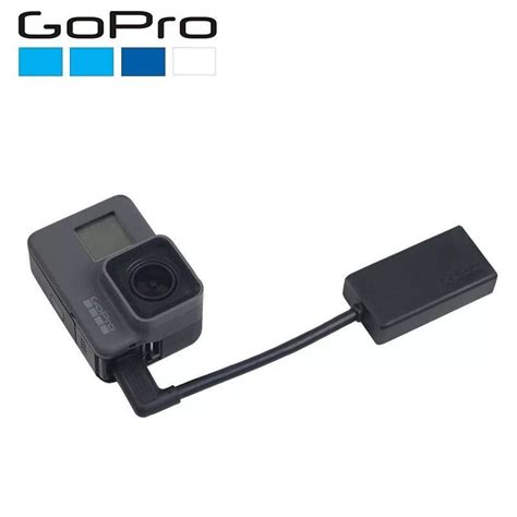 gopro pro mm mic adapter  hero     black action camera accessories shashinki