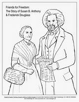 Coloring Pages Frederick Douglass Anthony Susan Freedom Rizzo Print Friends Color Printable Illustration Kids Tadgell Nicole Getcolorings Teachers Parents Feel sketch template
