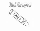 Crayon Coloring Pages Red Printable Kids Color Crayola Sheet Freecoloring Pencil Interesting Pencils Fro Bottom Single Pattern Book sketch template