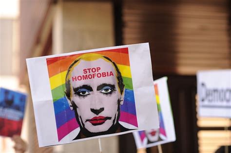 it s now illegal in russia to share an image of putin as a gay clown
