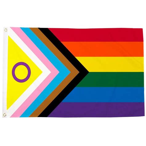Intersex Progress Pride Pride Flag 5ft X 3ft Premium