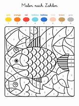 Zahlen Fische Malen Ausdrucken Fisch Bildnachweise Impressum Farben sketch template