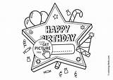 Brother Birthday Happy Coloring Pages Getcolorings Print sketch template