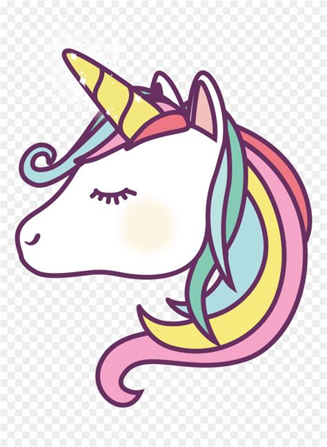 cartoon unicorn face unicorn  print clipart  pinclipart