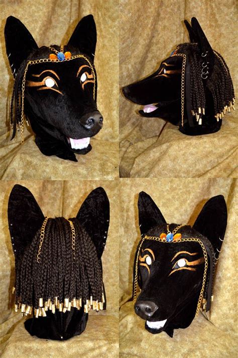 Female Anubis Head By Temperance In 2021 Anubis Egyptian Anubis