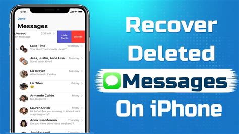 recover deleted messages  iphone  backup recover deleted text messages