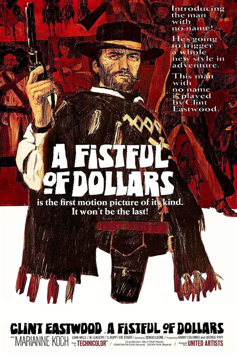 A Fistful Of Dollars Director Sergio Leone 1964 Best