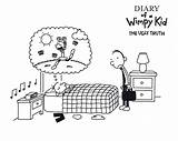 Wimpy Diary Coloring Wallpaperaccess sketch template