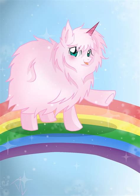 Pin On Pink Fluffy Unicorn Dancing On Rainbows