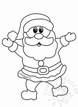 Santa Claus Cartoon Coloring Outline Christmas Pages Drawing Cheerful Printable Color Print Coloringpage Exploit Getdrawings Eu Getcolorings sketch template