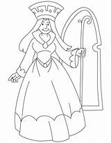 Coloring Queen Pages Medieval Princess Scepter Holding Kids Drawing King Elsa Printable Color Print Getdrawings Getcolorings Pdf Coloringhome Colorings Sensational sketch template