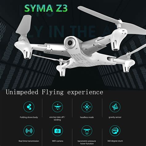 syma  rc quadcopter foldable fpv  hd wifi camera drone real time altitude hold optical