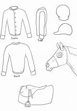 Silks Jockey Williamson Favourites sketch template
