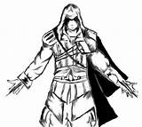 Creed Assassin Kail Auditore Ezio Firenze Rafael Da Don Coloriage Coloring sketch template