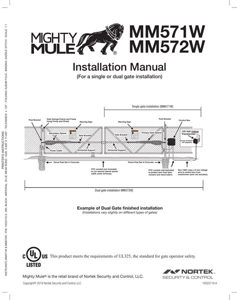mighty mule smtw acp mmw acp mmw acp installation guide manualzz