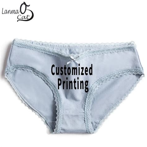 Lanmaocat Panties For Women Cotton Briefs Soft Underwear Custom Logo