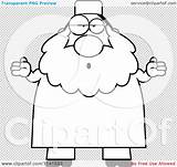 Clueless Muslim Careless Shrugging Chubby Man Outlined Coloring Clipart Vector Cartoon Thoman Cory sketch template