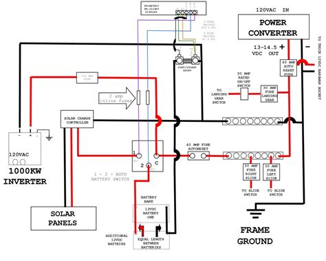 travel trailer electrical system schematic