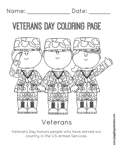 veterans day  printable worksheets