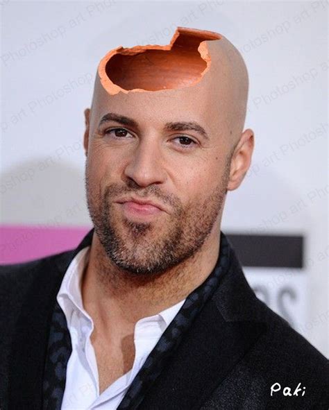 A Bald Man With A Hole In His Head