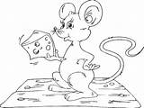 Queso Comiendo Raton Ratones Quesos Mewarna Ratón sketch template