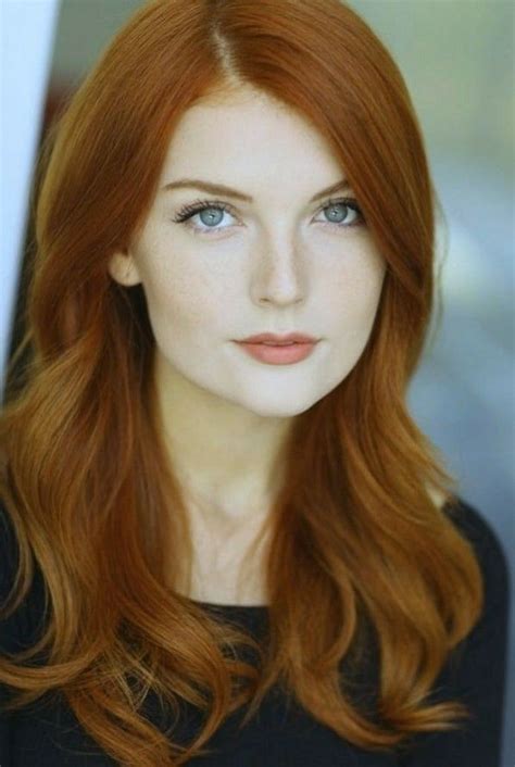Model Elyse Dufour Pinner George Pin Beautiful Red Hair Red