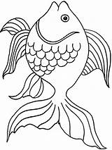 Goldfish Coloring Pages Fish Printable Drawing Color Crackers Bowl Getcolorings Getdrawings Kids Print Pa Recommended sketch template