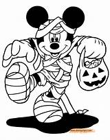 Halloween Coloring Pages Mickey Mouse Disney Cartoon Library Clipart Characters sketch template