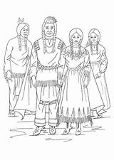 Indios Perce Nez sketch template