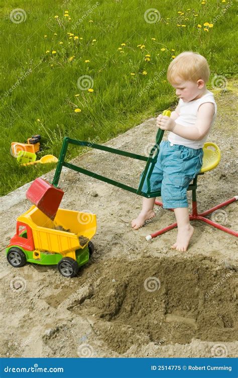 toddler construction stock image image  relationship