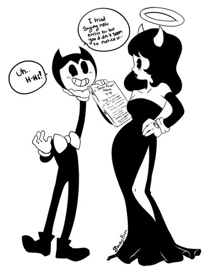 Bendy X Alice Tumblr Bendy And The Ink Machine Ink