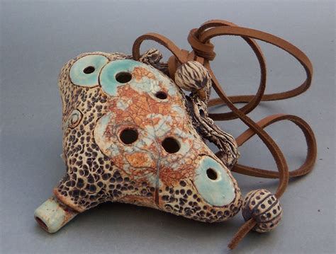 ocarina ceramic flute ocarina pendant handmade 8 holes etsy