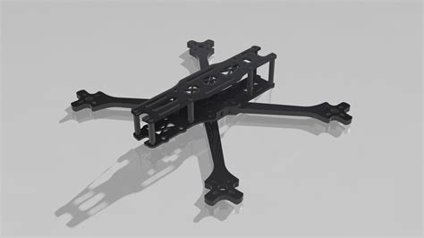 stl file racing fpv drone frame  printer model  downloadcults