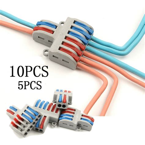 pcs spl quick multiple pin plug  electric connector universal compact wire wiring