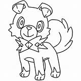 Rockruff Coloring Pokemon Pages Sheets Colouring Kids Eevee Evolutions Choose Board Deviantart sketch template