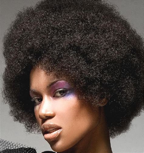 natural hair style  afro style