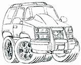 Coloring Pages Truck Chevy Cars Buggy Dune Car Lifted Mud Chevrolet Silverado Pickup Sketch Drawing Color Drift Printable Classic Trucks sketch template