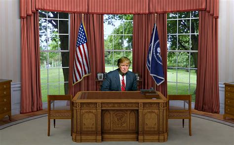 Donald Trump In The Oval Office Photograph By Movie Poster