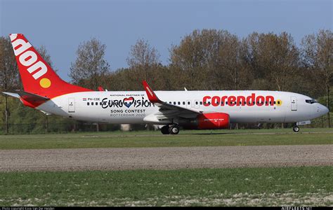 corendon dutch airlines boeing  ng max ph cde photo  airfleets aviation