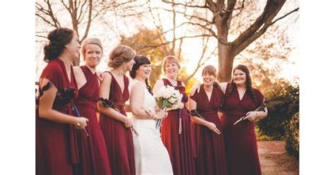 these six bridesmaids at this star wars themed wedding wore different
