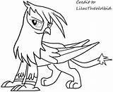Mlp Base Griffon Coloring Female Pages Template Hippogriff Male Deviantart Designlooter Drawings Group 55kb sketch template