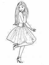 Barbie Mewarnai Colorir Fashionista раскраски Desenhos барби Barbi Putih Pintarmewarnai распечатать из категории все Myart sketch template