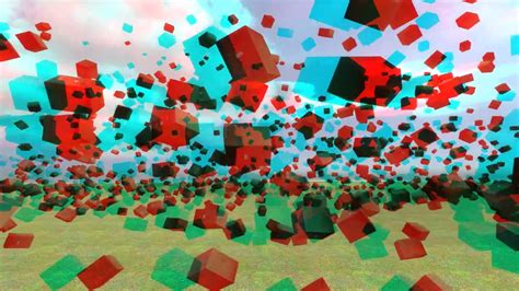 gmod mass physics   anaglyph boxes nuked  slowmotion   hd p youtube