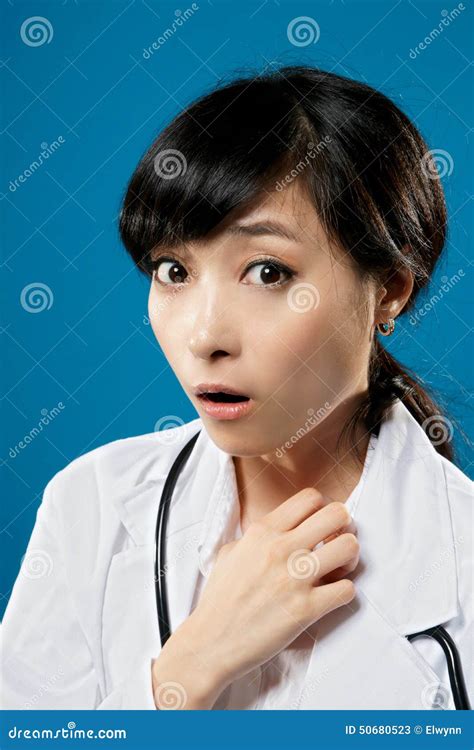 Asian Doctor Stock Image Image Of Facial Asian Confused 50680523