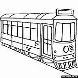 Kolorowanki Trolley Thecolor Darmowe Locomotive Pociagi Speed Dzieci sketch template