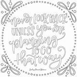 Coloring Pages Printable Motivational Inspirational Adult Sheets Quote Zentangle Book Sold Etsy sketch template