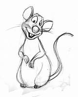 Remy Pixar Draw Sketch Drawings Disney Visit Scraps Scribble sketch template