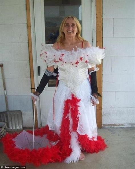 The Most Bizarre Wedding Dresses Ever Daily Mail Online