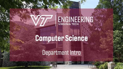 virginia tech computer science  department intro youtube