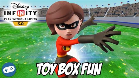 the incredibles disney infinity 3 0 toy box fun gameplay with mrs incredible youtube